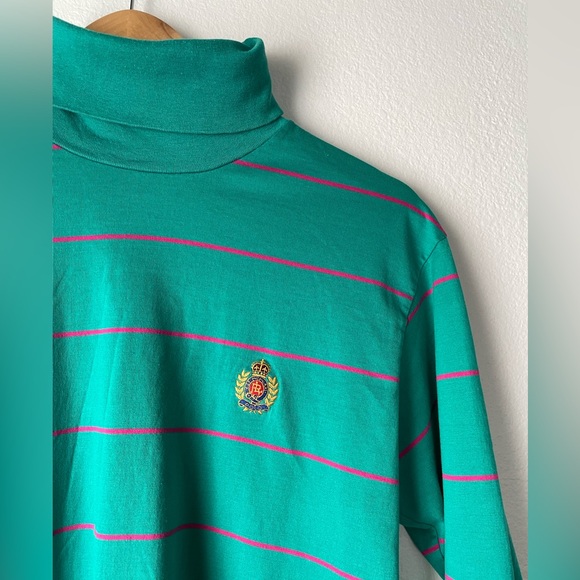 80’s Polo Ralph Lauren striped turtleneck - Picture 5 of 8
